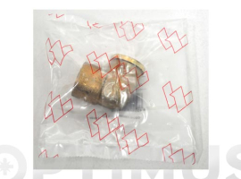 COUDE MIXTE FILETAGE FEMELLE LAITON/CUIVRE 90 GR