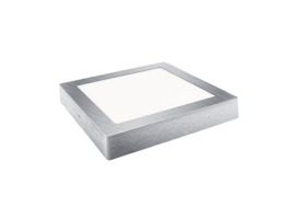 DOWNLIGHT LED SURFACE SQUARE SILVER 23 CM 18W