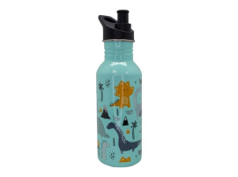 BOUTEILLE THERMOS EN ACIER INOXYDABLE AVEC PAILLE POUR ENFANTS
