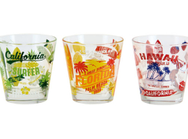 VERRE À EAU 3 PCS