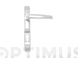 POIGNÉE DE MENUISERIE EN ALUMINIUM TROU DE SERRURE 85 (SET)