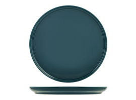 ASSIETTE À DÎNER EN GRÈS BLEU STOCOLMO