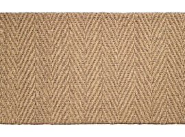 PAILLASSON COCO TRESSÉ À CHEVRONS