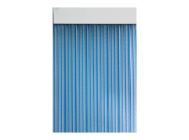 RUBAN POUR RIDEAU DE PORTE BLEU FONCÉ/TRANSPARENT