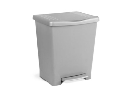 POUBELLE À PÉDALE MILENIUM 23 L GRIS