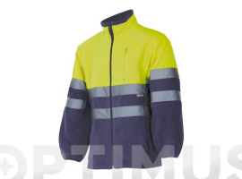 VESTE POLAIRE BICOLORE HAUTE VISIBILITÉ