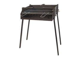 BARBECUE RECTANGULAIRE CHARBON-BOIS