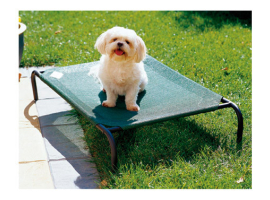 LIT POUR ANIMAUX 'S' VERT 90X55X20CM