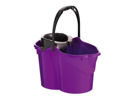 SEAU AVEC ÉGOUTTOIR LILAS