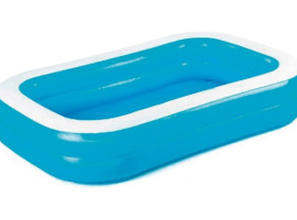 PATAUGEOIRE GONFLABLE BLEUE