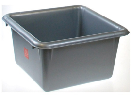 BASSIN CARRÉ ARGENTÉ 6 L