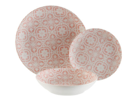 VAISSELLE 18 PCS CIRYL ROSE