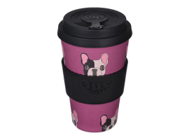 TASSE EN BAMBOU AVEC COUVERCLE 400 ML