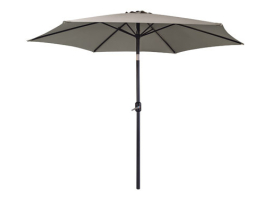 PARASOL INCLINABLE EN ALUMINIUM TAUPE