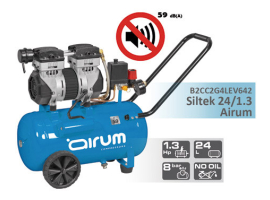COMPRESSEUR À PISTON 1,3 HP 24 L