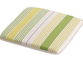 COUSSIN DE CHAISE RAYÉ/CRÈME