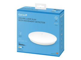 PLAFONNIER ROND DETEC MOV. 24W Ø33X6.5 CM 6500 LM