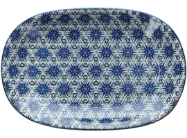 PLATEAU OVALE EN PORCELAINE SAPA