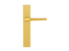 POIGNÉE EN ALUMINIUM AVEC PLAQUE (SET)