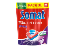 SOMAT TABLETTES POUR LAVE-VAISSELLE TOUT EN 1