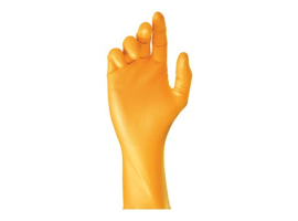 GANT JETABLE GRIPPAZ ORANGE * 50 PCS.