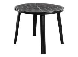 TABLE RONDE CRISTOBAL/GIOVE ANTHRACITE
