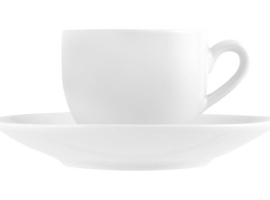 TASSE À CAFÉ ET SOUCOUPE EN PORCELAINE DE SUÈDE
