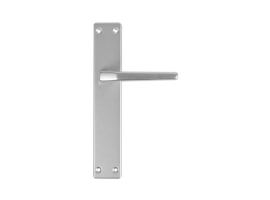 POIGNÉE EN ALUMINIUM AVEC PLAQUE (SET)