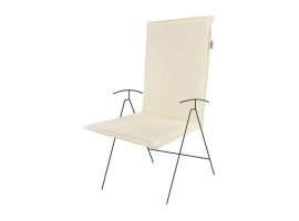 COUSSIN DE CHAISE AVEC DOSSIER HAUT ZIPPO ECRU