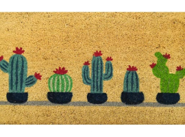 PAILLASSON IMPRIMÉ CACTUS COCO ASSORTIS