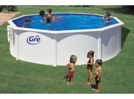 FILTRE À CARTOUCHE EN ACIER ROND POUR PISCINE 3,8M3