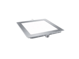 DOWNLIGHT LED ENCASTRÉ CARRÉ ARGENTÉ 18W