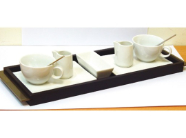 SET DE TASSES À CAFÉ EN PORCELAINE DUO