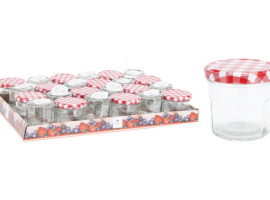 BOCAL EN VERRE CONSERVES COUVERCLE EN MÉTAL