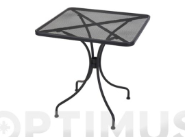 TABLE EN ACIER 70 X70 CM