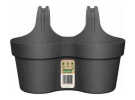 JARDINIÈRE DE BALCON DUO ANTHRACITE
