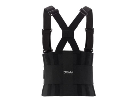 GAINE DE PISTE TURBO NOIRE AVEC BRETELLES