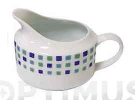 POT À LAIT EN PORCELAINE DÉCORÉE