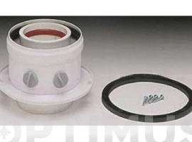 ADAPTATEUR DE CHAUDIÈRE COAXIAL VERTICAL ALUMINIUM
