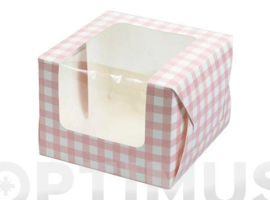 CAJA CUPCAKE 10X10X7,5CM/1CAVID