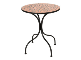 TABLE EN ACIER MOSAÏQUE