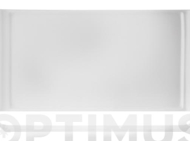 PLATEAU EN PORCELAINE BLANCHE