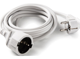 EXTENSION 3X1,5 BLANC 16A