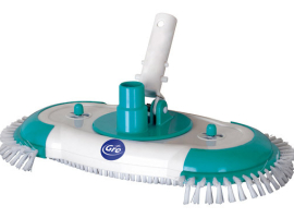 NETTOYEUR DE PISCINE MANUEL OVALE BROSSES LATÉRALES OVALES