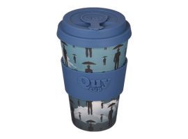 TASSE EN BAMBOU AVEC COUVERCLE 400 ML