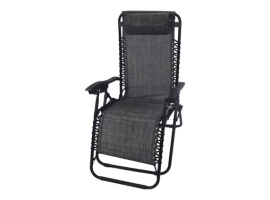 CHAISE RELAX PLIANTE AVEC COUSSIN GRAVITÉ ZÉRO