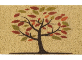 PAILLASSON EN NOIX DE COCO DÉCORÉ 40X70CM