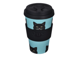 TASSE EN BAMBOU AVEC COUVERCLE 400 ML