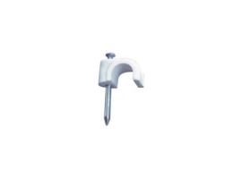 COLLIER DE SERRAGE EN PLASTIQUE ROND BLANC (8 PCS)