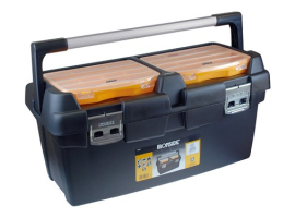 BOÎTE À OUTILS PROFESSIONNELLE EN ABS NOIR